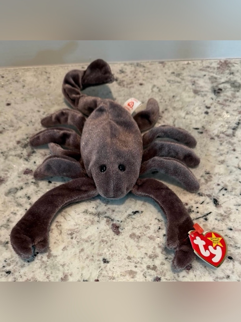 Ty Beanie Baby STINGER the Scorpion (‘97/‘98) Retired w/Hang Tag & Tush Tag 4193